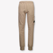 Stone Island Kinder Jongens Broek In Licht Bruin