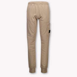 Stone Island Kinder Jongens Broek In Licht Bruin