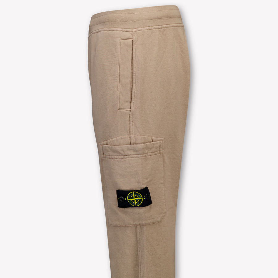 Stone Island Kids Boys Pants In Light Gray
