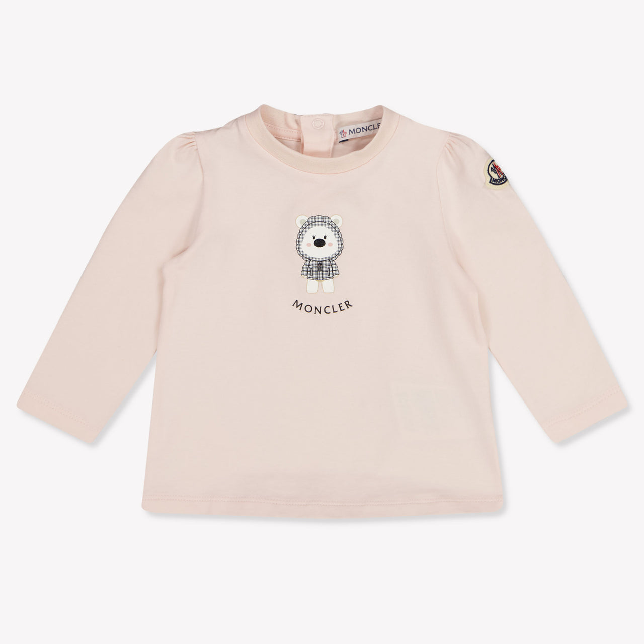 Moncler Baby Meisjes T-Shirt In Licht Roze