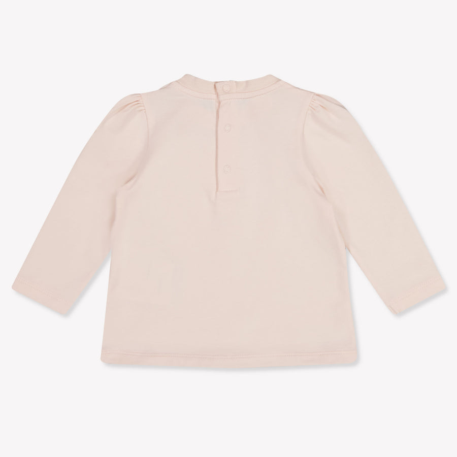 Moncler Baby Meisjes T-Shirt In Licht Roze