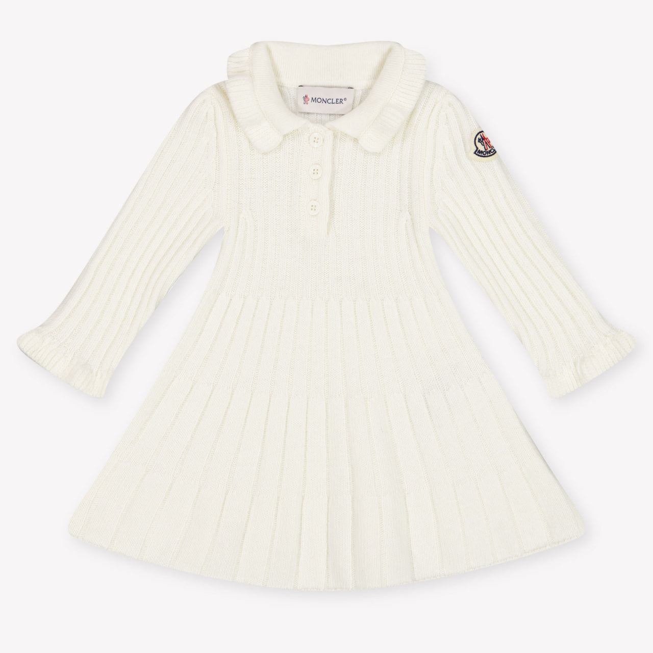 Moncler Baby Meisjes Jurk In Off White