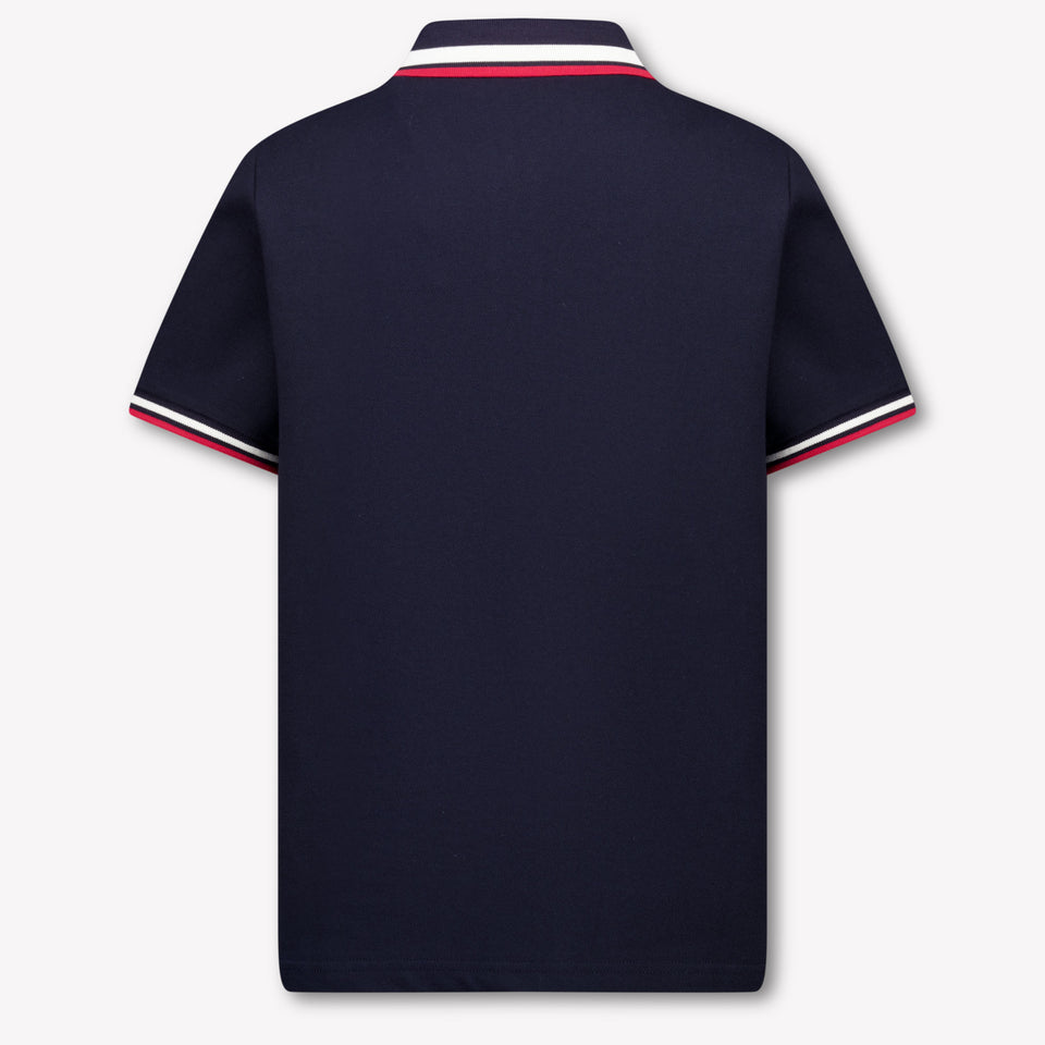 Moncler Kinder Jongens Polo In Navy
