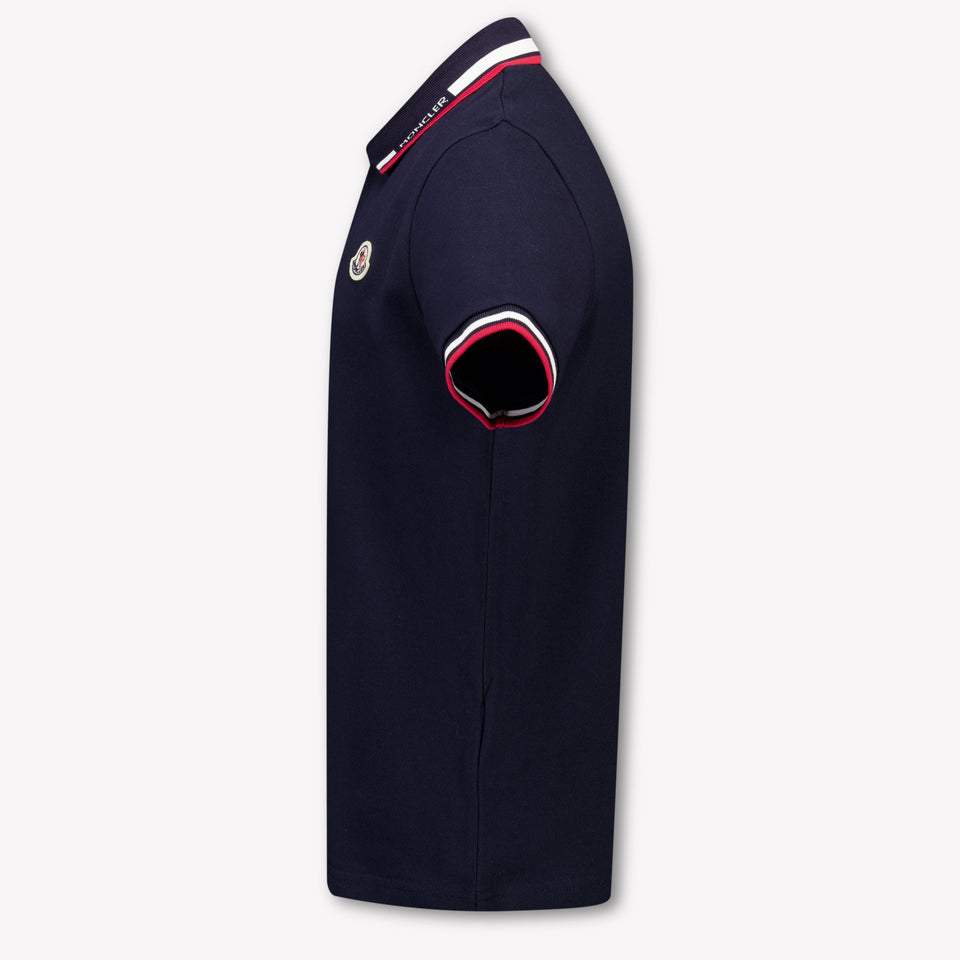 Moncler Kinder Jongens Polo In Navy