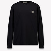 Stone Island Kids Boys T-Shirt In Black