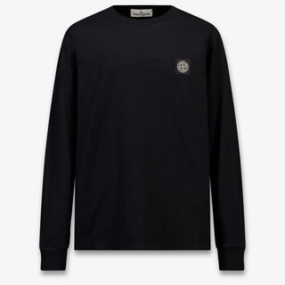 Stone Island Kids Boys T-Shirt In Black