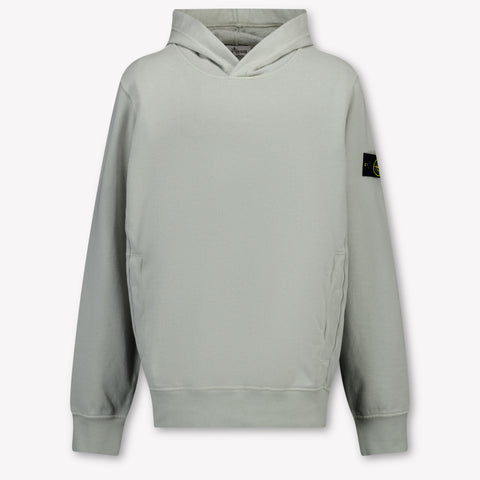 Stone Island Kids Boys Sweater In Light Gray