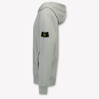 Stone Island Kids Boys Sweater In Light Gray