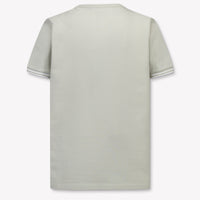 Stone Island Kinder Jongens T-Shirt In Licht Grijs
