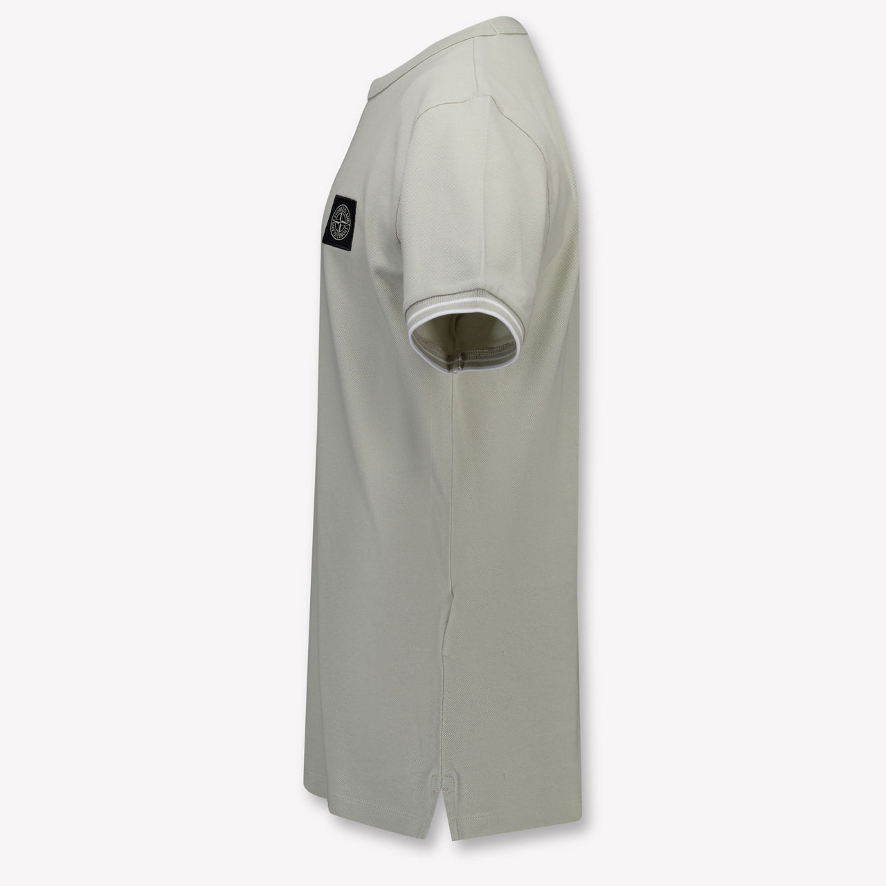 Stone Island Kinder Jongens T-Shirt In Licht Grijs
