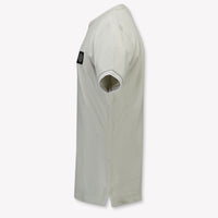 Stone Island Kinder Jongens T-Shirt In Licht Grijs