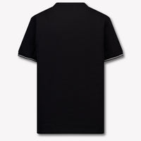 Stone Island Kinder Jongens T-Shirt In Zwart