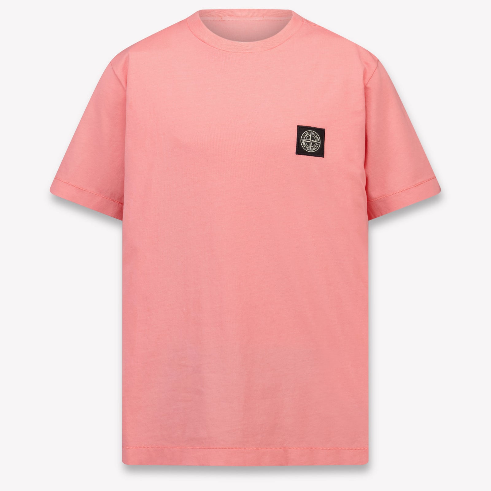 Stone Island Kinder Jongens T-Shirt In Rood