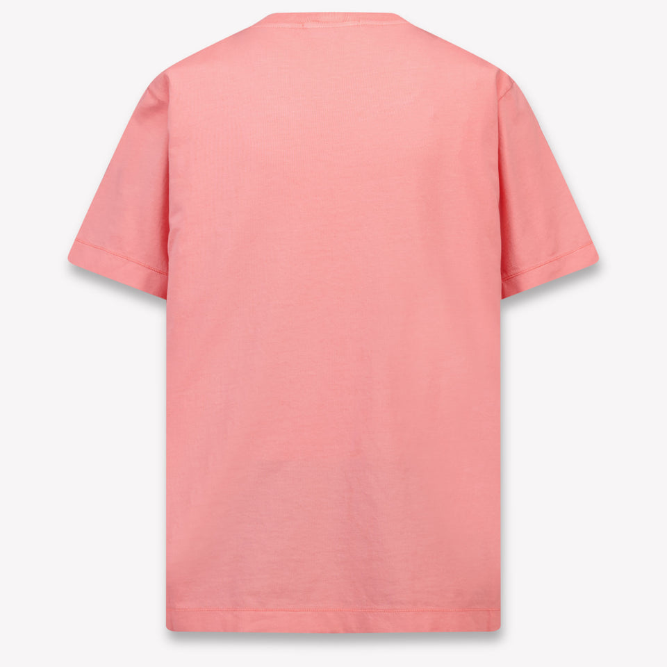 Stone Island Kinder Jongens T-Shirt In Rood