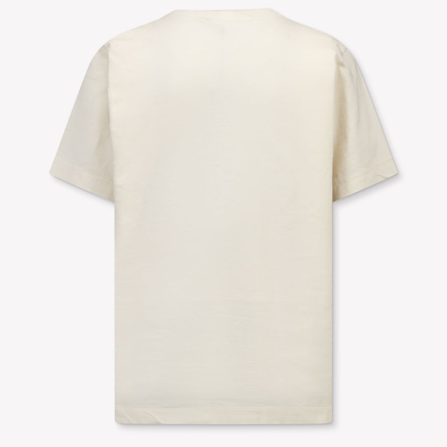 Stone Island Kids Boys T-Shirt In OffWhite