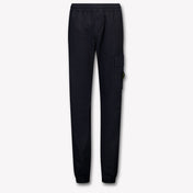 Stone Island Kids Boys Pants In Navy