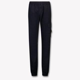 Stone Island Kids Boys Pants In Navy
