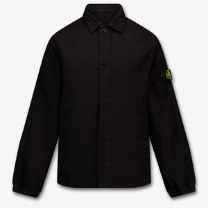 Stone Island Kids Boys Summer jacket In Black