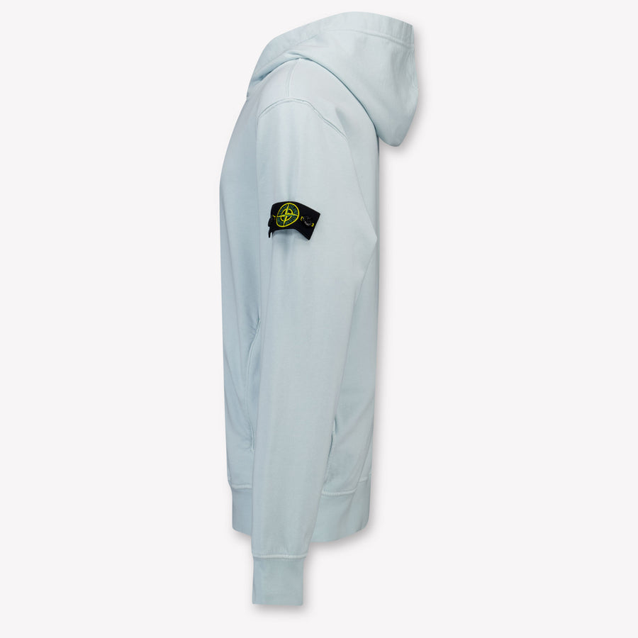 Stone Island Kids Boys Sweater In Light Blue