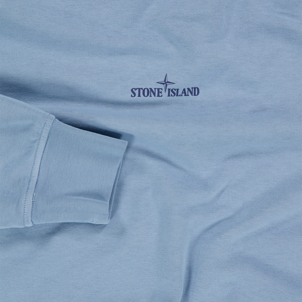 Stone Island Kids Boys Sweater In Light Blue