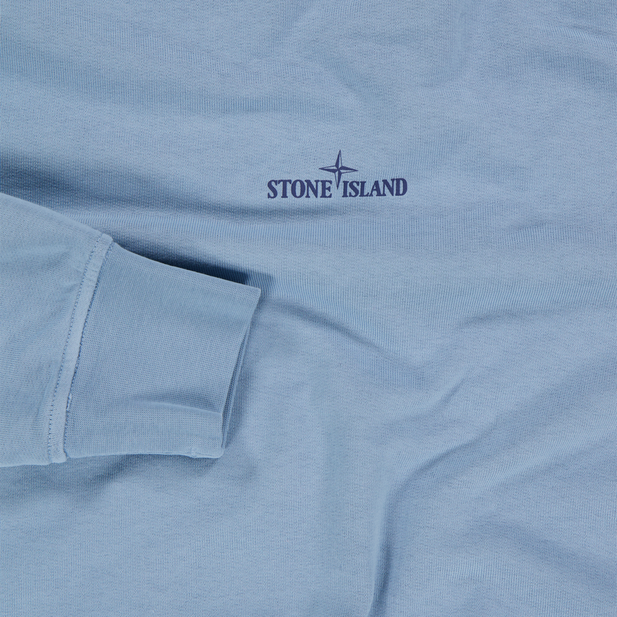 Stone Island Kids Boys Sweater In Light Blue