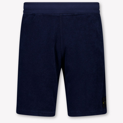 Stone Island Kinder Jongens Shorts In Blauw