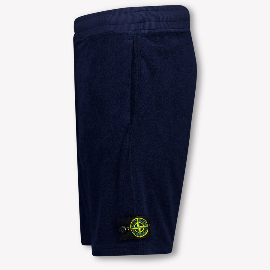 Stone Island Kids Boys Shorts In Blue