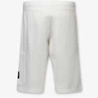 Stone Island Kids Boys Shorts In White