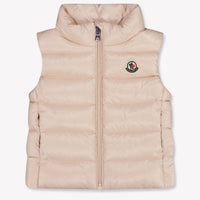 Moncler Ghany Baby Meisjes Bodywarmer In Licht Roze