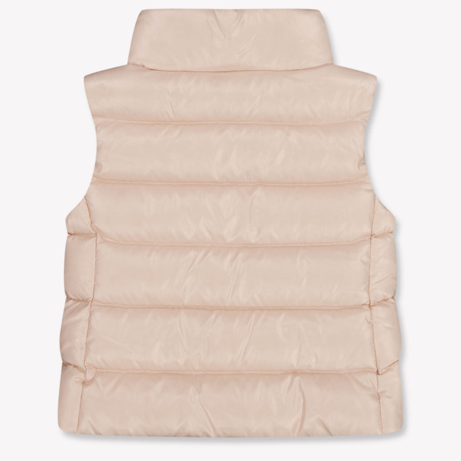 Moncler Ghany Baby Meisjes Bodywarmer In Licht Roze