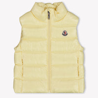 Moncler Ghany Baby Meisjes Bodywarmer In Geel