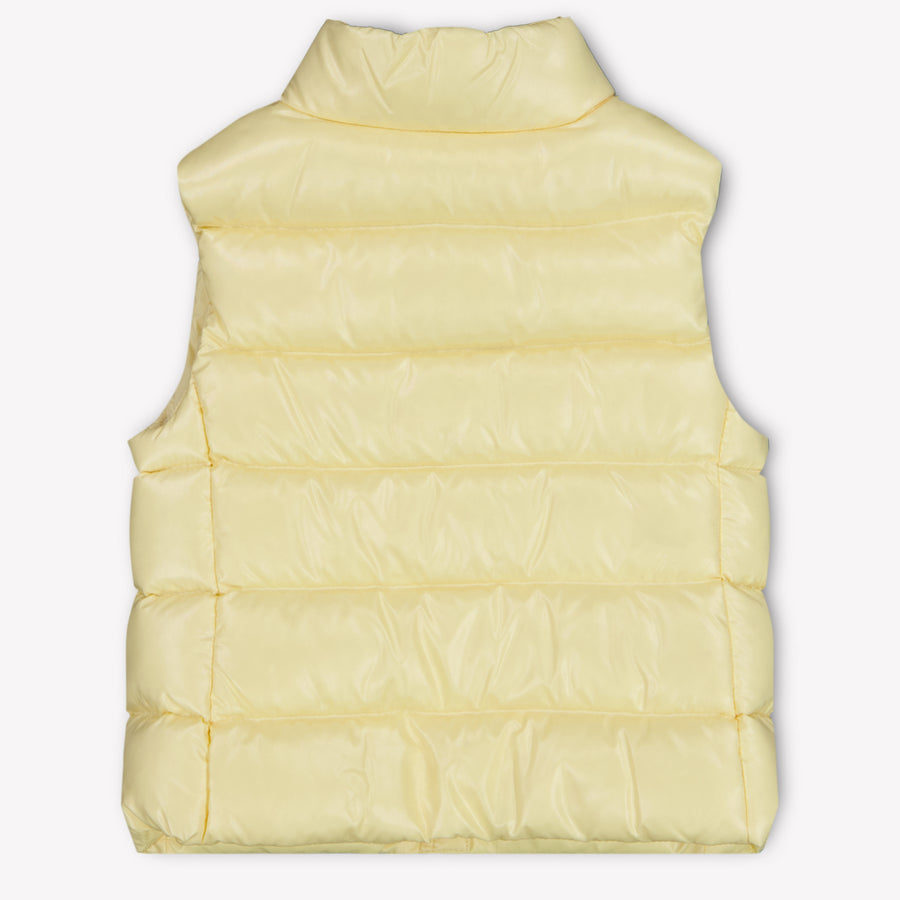 Moncler Ghany Baby Meisjes Bodywarmer In Geel