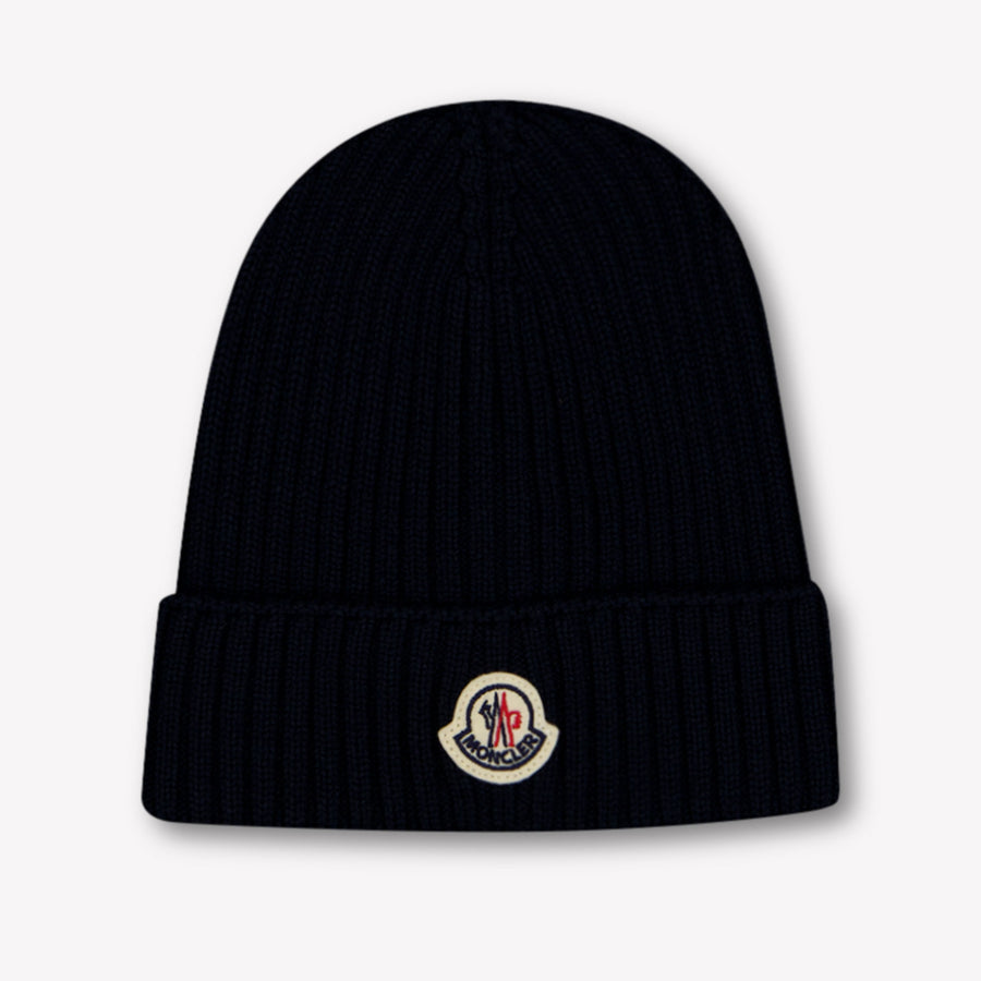 Moncler Kinder Jongens Muts In Navy