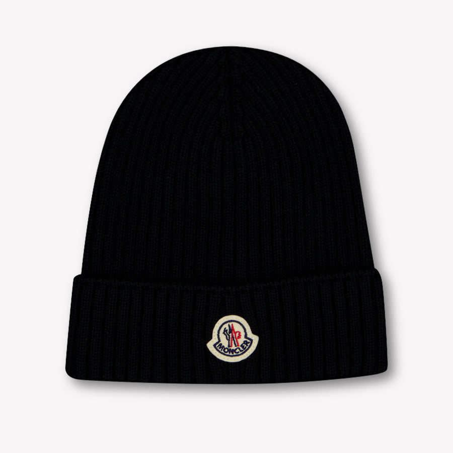 Moncler Kinder Jongens Muts In Zwart