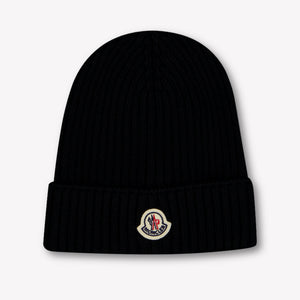 Moncler Kinder Jongens Muts In Zwart