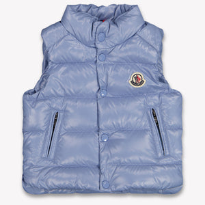 Moncler Bernard Baby Boys Bodywarmer In Light Blue