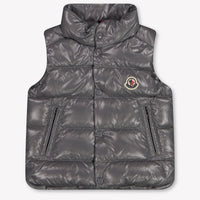 Moncler Bernard Baby Boys Bodywarmer In Gray