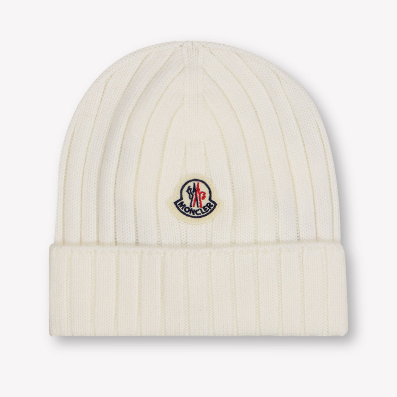 Moncler Baby Unisex Muts In Off White