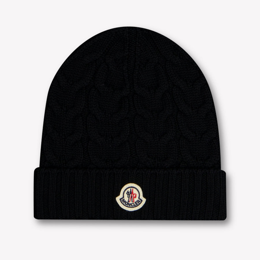 Moncler Kids Boys Hat In Black