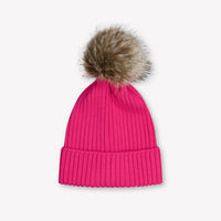 Moncler Kinder Meisjes Muts In Fuchsia