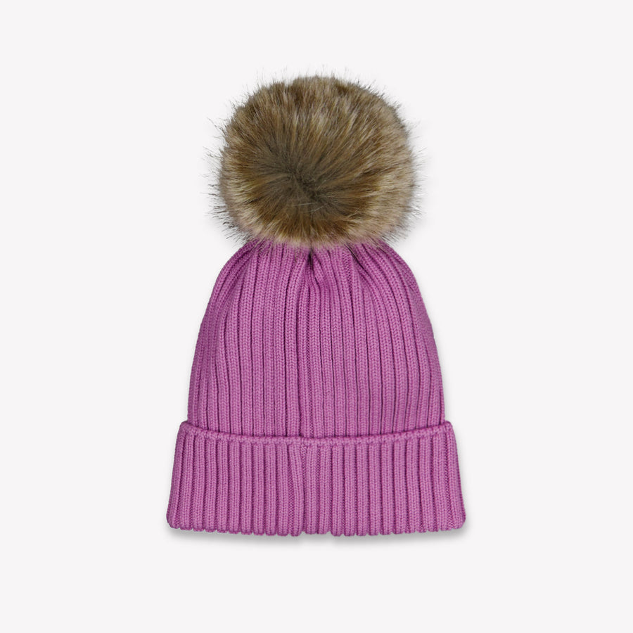 Moncler Kids Girls Hat In Pink