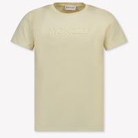 Moncler Kinder Meisjes T-Shirt In Geel
