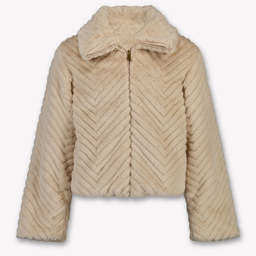 Moncler Eira Kinder Meisjes Winterjas In Licht Beige