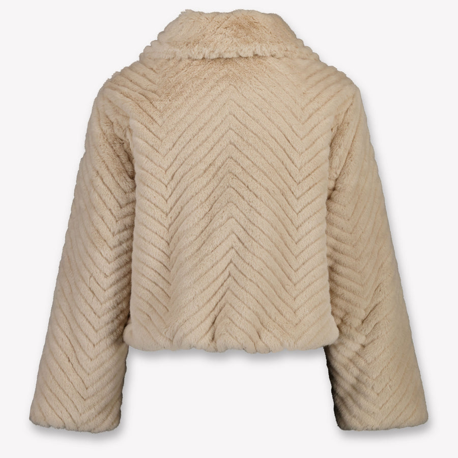 Moncler Eira Kinder Meisjes Winterjas In Licht Beige