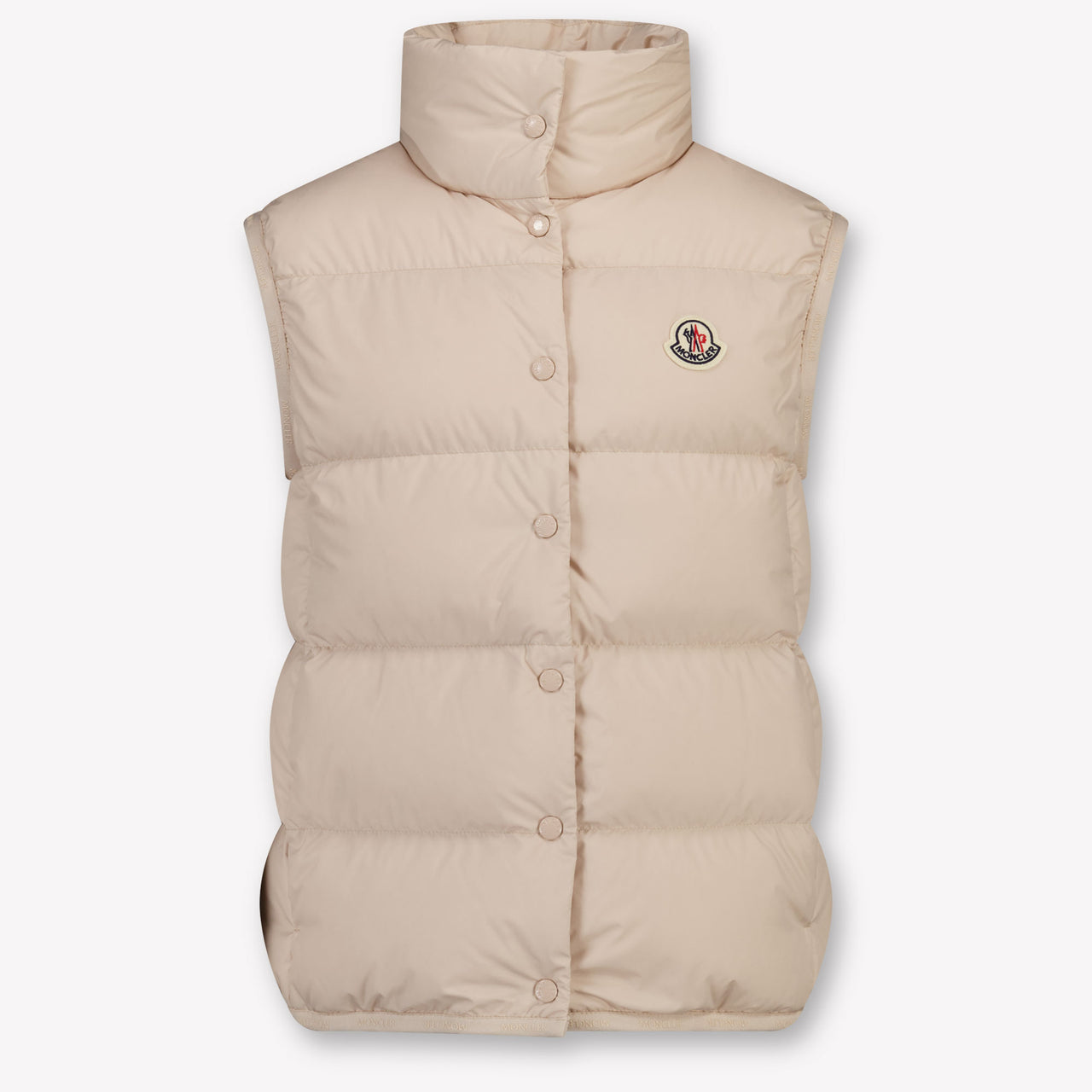 Moncler Badia Kinder Meisjes Bodywarmer In Beige