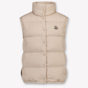 Moncler Badia Kinder Meisjes Bodywarmer In Beige