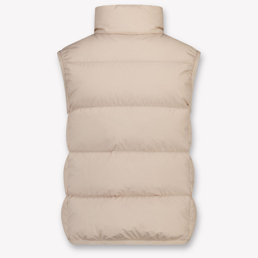 Moncler Badia Kinder Meisjes Bodywarmer In Beige