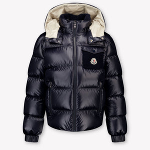 Moncler Yule Kinder Jongens Winterjas In Navy