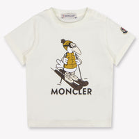 Moncler Baby Jongens T-Shirt In Wit