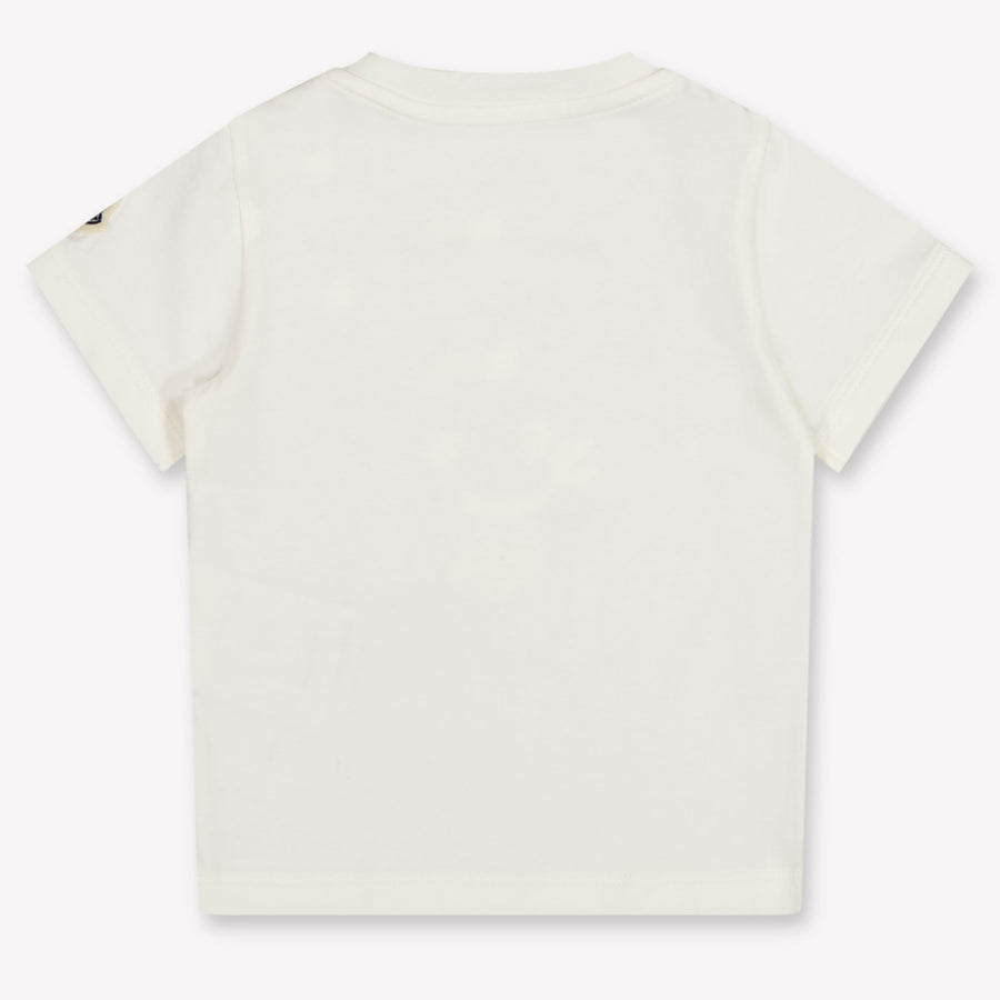 Moncler Baby Jongens T-Shirt In Wit